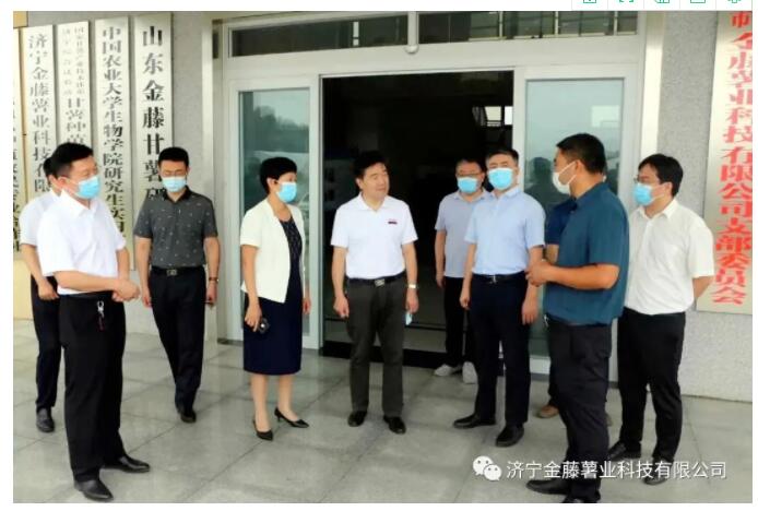 省市場監(jiān)督管理局黨組成員、副局長郭之祥到濟寧金藤薯業(yè)科技有限公司調(diào)研黨建工作